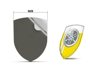 Yamaha Autoaufkleber Premium Stern Modern